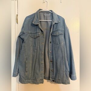 Oversized Large Jean Jacket